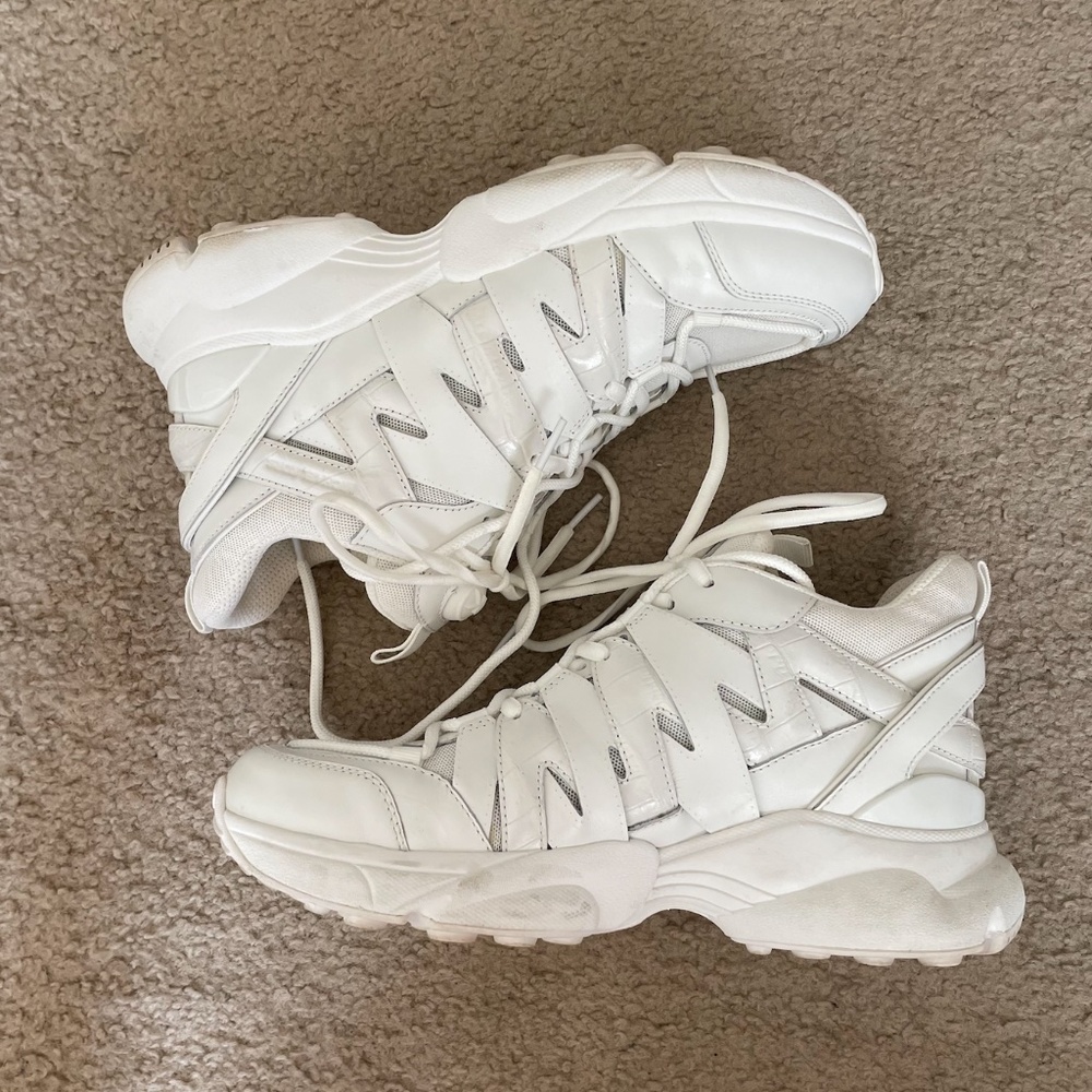 Michael Kors White Chunky Sneakers